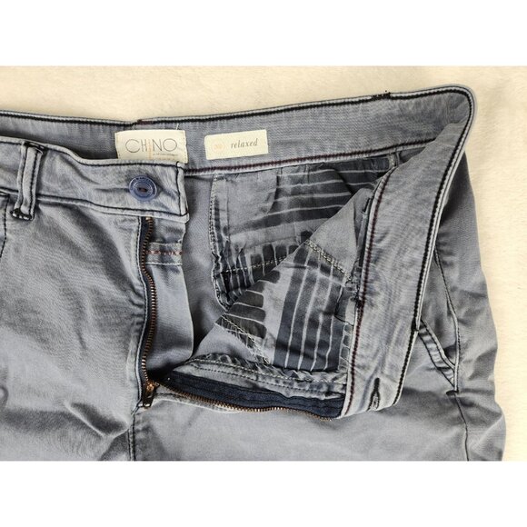 Anthropologie Women's Chino Shorts Size 32 Relaxed Grey - Picture 5 of 13